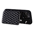 Miniatyrbillede 4 af 5: Style 008 RFID-blokerende telefoncover til iPhone 15 Pro Max Stødsikkert PU+TPU telefonskal med stropper Multicolor Style A