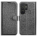 Miniatyrbillede 1 af 5: Til Samsung Galaxy S25 Ultra Case Litchi Tekstur Stødsikker Læder Wallet Telefon Cover Multicolor Style C