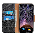 Pikkukuva 5 / 5: Lompakkoteline Suojakotelo Samsung Galaxy Xcover 5:lle, jaettu nahka Multicolor Style A
