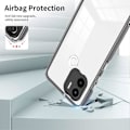 Miniatyrbild 3 av 5: För Xiaomi Redmi A1+ 4G/Redmi A2+ 4G/Poco C50 4G TPU+PC Transparent Mobilskal