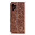 Miniatyrbillede 3 af 5: Wallet Stand Split Læder Magnetisk Lukning Beskyttelsesetui til Samsung Galaxy A32 4G (EU Version)