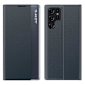 Pikkukuva 1 / 5: Samsung Galaxy S24 Ultra -kotelo PC+PU-nahkainen katseluikkunallinen läppäteline puhelinkotelo Multicolor Style B