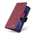 Miniatyrbillede 5 af 5: YIKATU YK-005 Pung Etui til iPhone 14 Stativ PU Læder Hud-berørings Magnetisk Beskyttende Telefon Cover Multicolor Style F