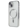 Pikkukuva 2 / 5: iPhone 14 Plus Magneettikotelo WANLONFENG Galvanoidulla TPU-kuorella ja linssisuojalla + 2 kpl karkaistua lasia Multicolor Silver