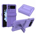 Pikkukuva 1 / 5: GW30 PC Puhelinkotelo Samsung Galaxy Z Flip4 5G:lle, iskunkestävä suojakotelo jalustalla Multicolor Style F