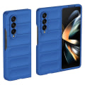 Miniatyrbild 1 av 5: För Samsung Galaxy Z Fold4 5g Skin-touch hårt PC- case Droppsäkert robust cover Blue