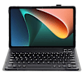 Pikkukuva 3 / 5: Type A AN05 Erittäin ohut TPU-kehys + Nahkainen jalustakotelo Bluetooth-näppäimistöllä Xiaomi Pad 5/5 Pro -laitteelle