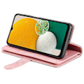 Miniatyrbillede 4 af 5: PU-læder telefoncover med lynlåspung og 9 kortpladser til Samsung Galaxy A16 5G/A16 4G Multicolor Style D