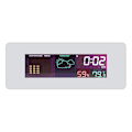 Miniatyrbillede 1 af 5: Vejrstation Ur LCD-display DC & Batterier Strømforsyning Vækkeur
