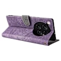 Miniatyrbillede 4 af 5: Pung Etui til Infinix Zero 40 5G X6861 RFID-blokering PU Læder Cover Stativ Visning Multicolor Style D