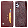 Miniatyrbild 1 av 5: För Samsung Galaxy A33 5G Auto-absorberande Stötsäker Flip Plånboksfodral Ställ Design Läder Skyddande
