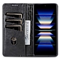 Pikkukuva 2 / 5: AZNS Xiaomi Redmi K70 Ultra -kotelo, lehmännahkajäljitelmä PU-nahkainen lompakkokotelo - Vihreä Multicolor Black