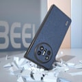 Miniatyrbillede 2 af 5: Ægte lædercover med litchi-tekstur til Huawei Mate X5 - Ko læder + PC Multicolor Style C
