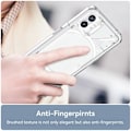Miniatyrbild 5 av 5: För Nothing phone (1) 5G Mobilskal TPU+Akryl Transparent Baksida (Stort Hål för Bakre Linsen)