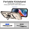 Miniatyrbild 2 av 5: Skal för iPhone 15 Pro Max med Ringstöd, Skjutbart Kameraskydd PC+TPU Multicolor Style E