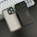Pikkukuva 2 / 4: iPhone 14 Pro Max silikonikuori, ihoa myötäilevä, iskunkestävä takakuori lasikalvolla Multicolor Style D