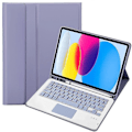 Pikkukuva 1 / 5: Type C A10B-A iPad 10.9 (2022) -mallille, karkkivärinen kynäpaikkamuotoilu, nahka + TPU-tablettitelinekotelo Multicolor Style F