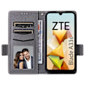 Miniatyrbild 2 av 5: För ZTE Blade A33S Fodral Magnetlås Läder Telefonskal med Rem Multicolor Style F