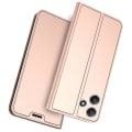 Miniatyrbillede 1 af 5: Til Xiaomi Redmi 12 5g/poco M6 Pro 5g Kort Slot Telefon Cover Stødsikkert Pu Læder Stand Telefon Etui Rose Gold