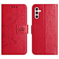 Miniatyrbillede 1 af 5: Til Samsung Galaxy A26 5G Etui Wallet Stand Præget Sommerfugl Blomst PU Læder Telefon Cover Multicolor Style B
