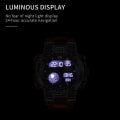 Miniatyrbild 4 av 5: Sma 1803b Utomhus Vattentät Legering Watch Svart Vit Black White