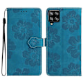 Miniatyrbillede 1 af 5: Til Samsung Galaxy A42 5G Blomstermønster Telefon Stand Case PU Læder Wallet Cover Multicolor Style A