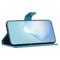 Miniatyrbillede 3 af 5: Til Samsung Galaxy A15 5G Etui Ugle Træ Præget Læder Flip Telefon Cover med Pung Multicolor Style A
