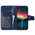 Miniatyrbillede 2 af 5: Til Xiaomi Redmi Note 14 4G (164,84 mm) Etui Pung PU Læder + TPU Foldbart Stativ Telefoncover Multicolor Sapphire
