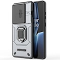 Pikkukuva 2 / 5: OnePlus Ace 5 Pro 5G/Ace 5 5G/13R 5G -kotelo PC+TPU jalustalla ja linssinsuojuksella Multicolor Grey