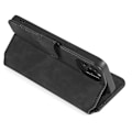 Miniatyrbillede 5 af 5: Wallet Stand Design Retro Stil Fuld Beskyttelse Læder Cover med Rem til iPhone 13 Pro 6.1 tommer Multicolor Style A