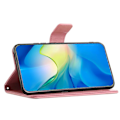 Miniatyrbillede 2 af 5: PU Læder Wallet Telefon Cover med Sommerfugl Blomsterprint og Støttefunktion til Samsung Galaxy S23 FE Multicolor Style H