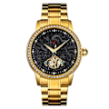 Miniatyrbild 2 av 4: Skmei 9219 Men Dragon Totem Automatisk Mekanisk Watch Guld Shell Black Face Not Specified