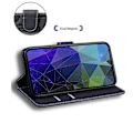 Miniatyrbillede 3 af 5: Til Samsung Galaxy A06 Etui Tiger Prægning Læder Wallet Telefon Cover Multicolor Style B