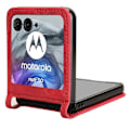 Pikkukuva 3 / 5: Motorola Razr 50 5G/Razr 2024 5G -kotelo Retro-kuvioitu nahka + PC-puhelinkotelo korttipaikalla Multicolor Style B