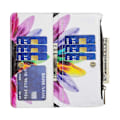 Miniatyrbild 4 av 5: BF03 Telefonfodral för Samsung Galaxy A15 4G Plånboksfodral med Dragkedja i Läder Multicolor Style C