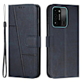 Miniatyrbillede 1 af 5: PU Læder Telefon Cover Til TECNO Spark Go 2022/Spark 8C 4G, Stand Flip Telefonpung Etui med Rem Multicolor Style B