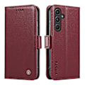 Pikkukuva 1 / 5: YIKATU YK-003 Samsung Galaxy A55 5G Lompakko Nahkakotelo Sivumagneettilukolla Multicolor Wine Red