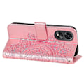 Miniatyrbillede 3 af 5: Til Oppo A38 4G Etui Slankt Anti-drop Pung Stativ PU Læder Cover Multicolor Style E