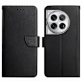 Miniatyrbillede 1 af 5: Ægte læder stand pung mobiltelefoncover til OnePlus 12 5G Multicolor Style A