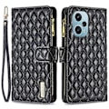 Miniatyrbillede 1 af 5: til Xiaomi Poco F5 5G/Redmi Note 12 Turbo Lynlåslomme Stativ Cover PU Læder Wallet Telefon Cover Multicolor Style F