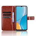 Miniatyrbillede 2 af 5: Etui til itel A50C A669L Crazy Horse tekstur PU læder telefonpung cover Multicolor Style A