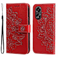 Miniatyrbillede 1 af 5: Til Oppo A38 4G Etui Slankt Anti-drop Pung Stativ PU Læder Cover Multicolor Style D