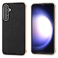 Miniatyrbild 1 av 5: För Samsung Galaxy S23 Fe Litchi Texture Phone case Läderbelagd Pc+tpu Cover Black