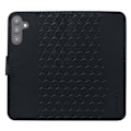 Miniatyrbild 5 av 5: För Samsung Galaxy A34 5G Fodral Rombmönstrat PU Läder Plånboksfodral Multicolor Style C