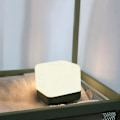 Miniatyrbillede 5 af 5: Timing LED Natlampe USB Genopladelig Firkantet Flip Switch Justerbar Lysstyrke Gray