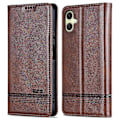 Pikkukuva 1 / 5: AZNS Samsung Galaxy A06 -kotelo, lehmännahkajäljitelmä PU-nahkainen lompakkokotelo - Vihreä Multicolor Coffee