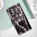 Pikkukuva 5 / 5: YB Pattern Printing Leather Series-4 Samsung Galaxy A15 4G -kotelo PU-nahkainen puhelinlompakkokotelo Multicolor Style F