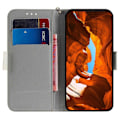 Miniatyrbillede 3 af 5: Til Samsung Galaxy A06 Etui Mønstertryk Læder Wallet Telefon Cover Multicolor Style E