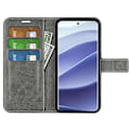 Miniatyrbillede 2 af 5: Til Xiaomi Redmi Note 14 Pro 5G Stand Case Anti-Scratch Kalvetekstur Læder Telefon Cover Multicolor Style D