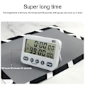 Miniatyrbillede 4 af 5: Dobbelt Digital Timer med 3-niveau Justerbar Alarm Lydstyrke On/Off Kontakt